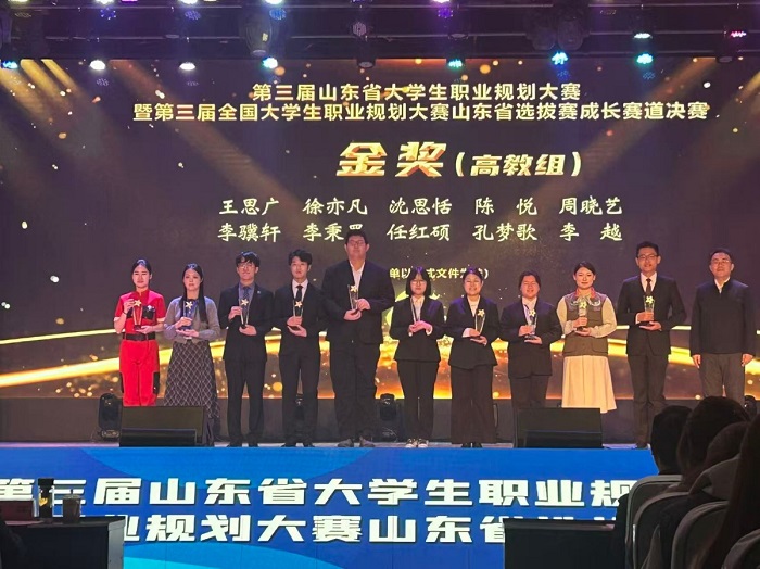 Good News! QIT's Students Achieve Excellent Results in the Shandong Provincial Competition of the National College Student Career Planning Competition